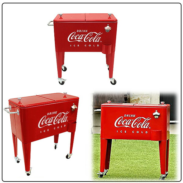 楽天市場】【在庫有り】クーラーボックス 大型 コカ・コーラ レトロ