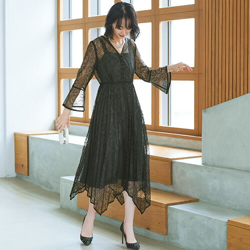 楽天市場】【バーゲン価格】パーティードレス 結婚式 ロングワンピース