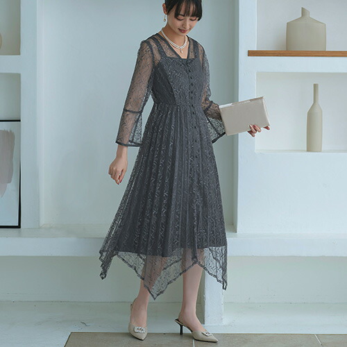 楽天市場】【バーゲン価格】パーティードレス 結婚式 ロングワンピース