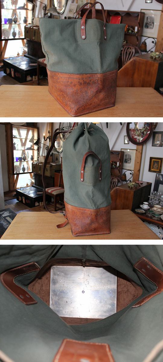 楽天市場】ヴィンテージ 60's スイス軍 キャンバス&レザー ダッフル