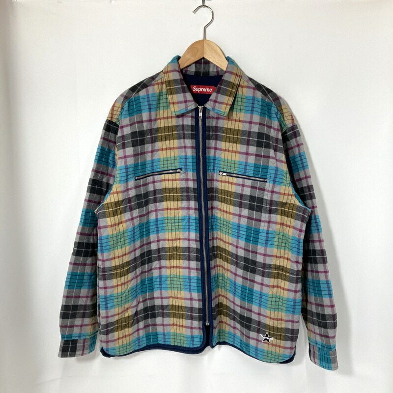 楽天市場】supreme quilted flannelの通販