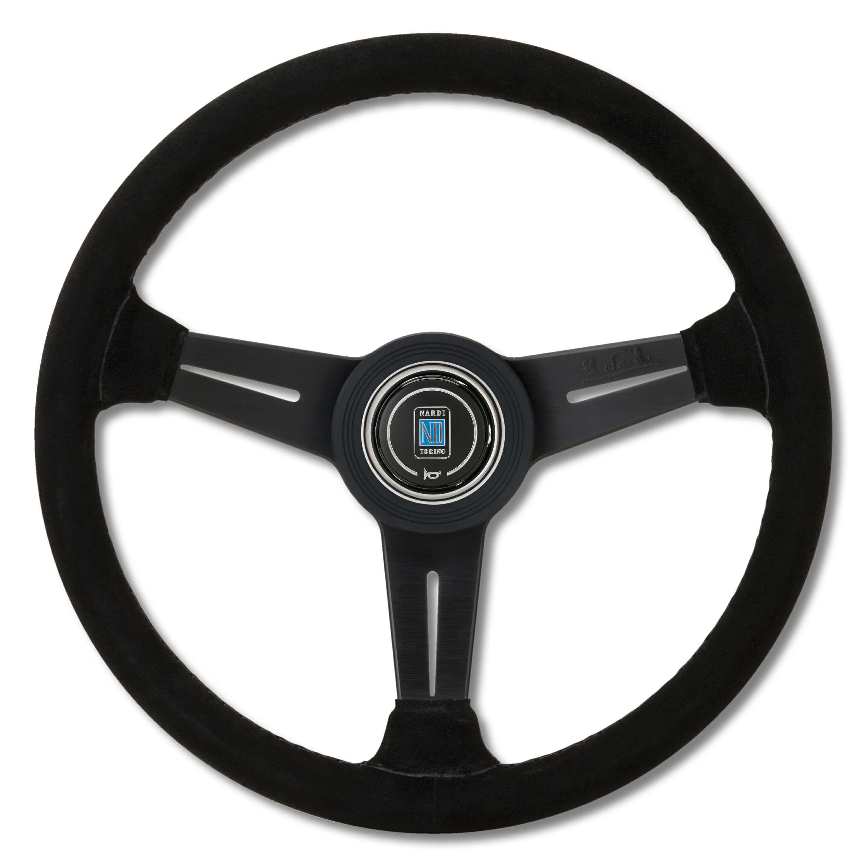楽天市場】ステアリング NARDI クラシック ブラックスエード＆ブラック