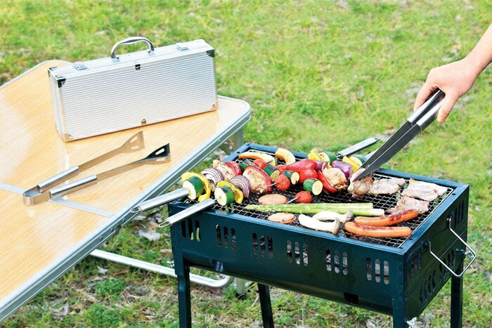 楽天市場】バーベキューの達人セット バーベキュー BBQ ツールセット
