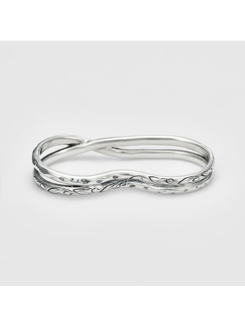 楽天市場】シルバーダブルフィンガーリング agete アガット