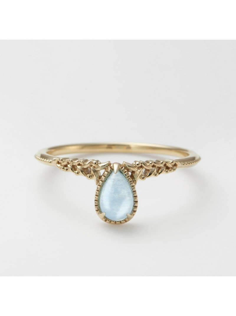 楽天市場】K10アクアマリンリング agete アガット アクセサリー