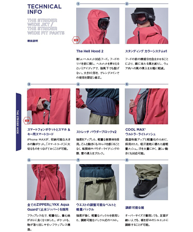 楽天市場】 REW THE STRIDER WIDE JKT GORE-TEX 26/27 アールイー