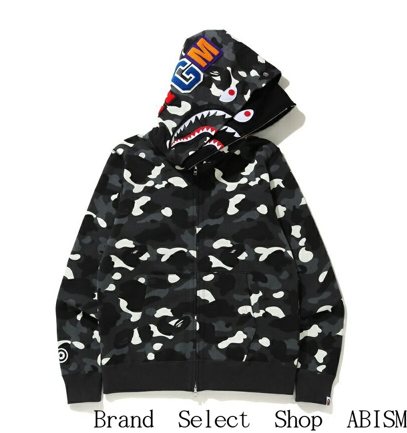 楽天市場】A BATHING APE(エイプ)CITY CAMO SHARK WIDE FULL ZIP