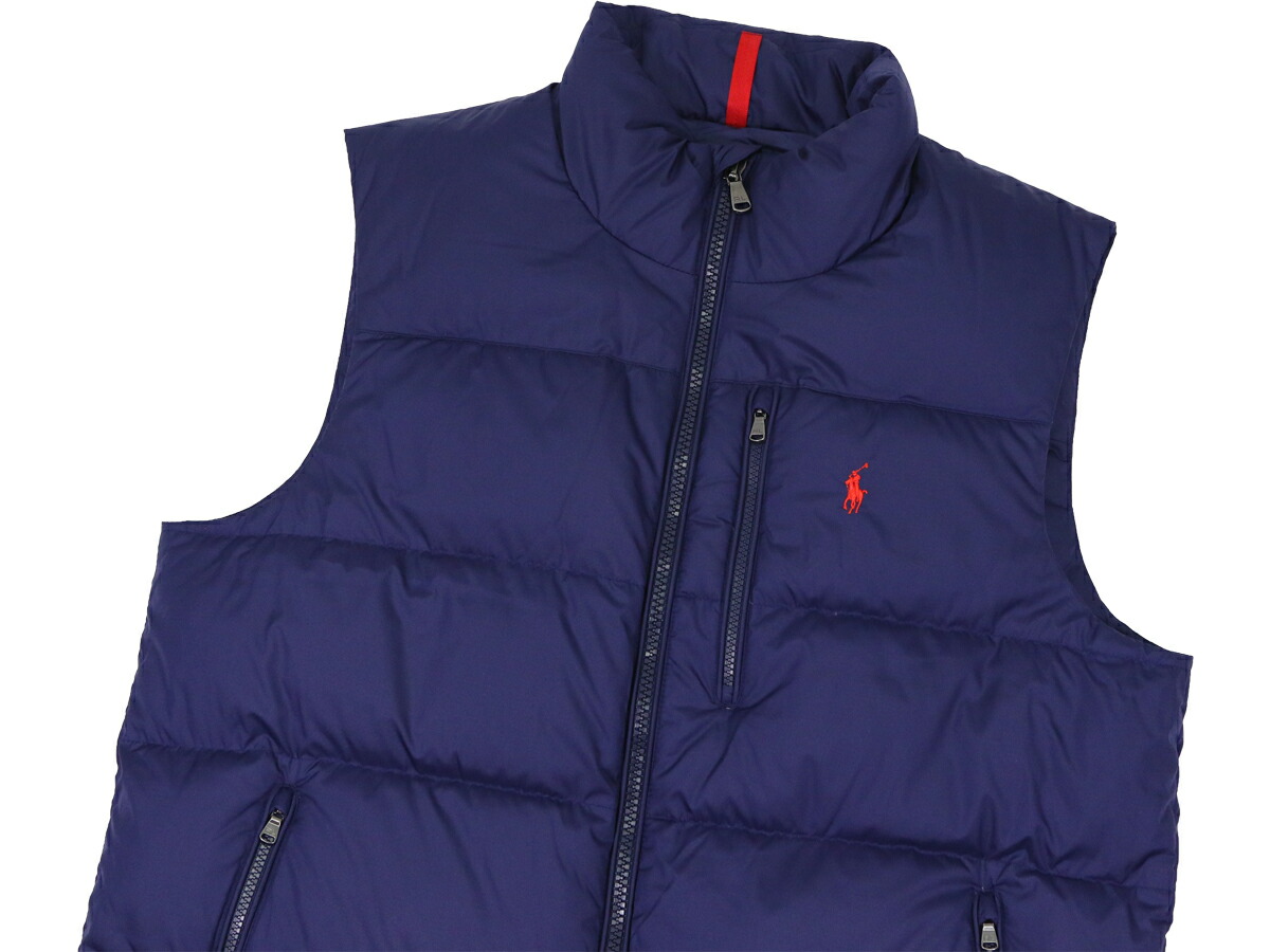 楽天市場】ポロ ラルフローレン メンズ ダブルジップ ダウンベスト