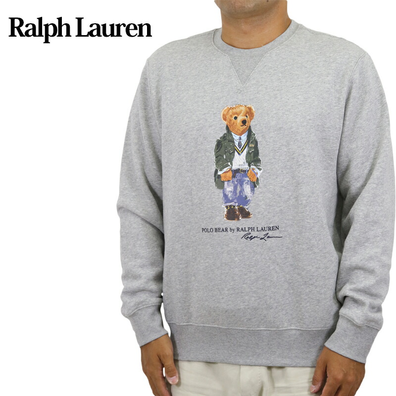 楽天市場】ポロ ラルフローレン メンズ ポロベア プリント クルー