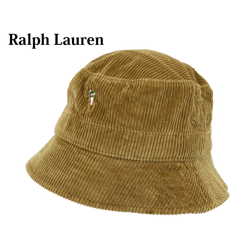 楽天市場】ポロ ラルフローレン ポニー刺繍 コーデュロイ バケット
