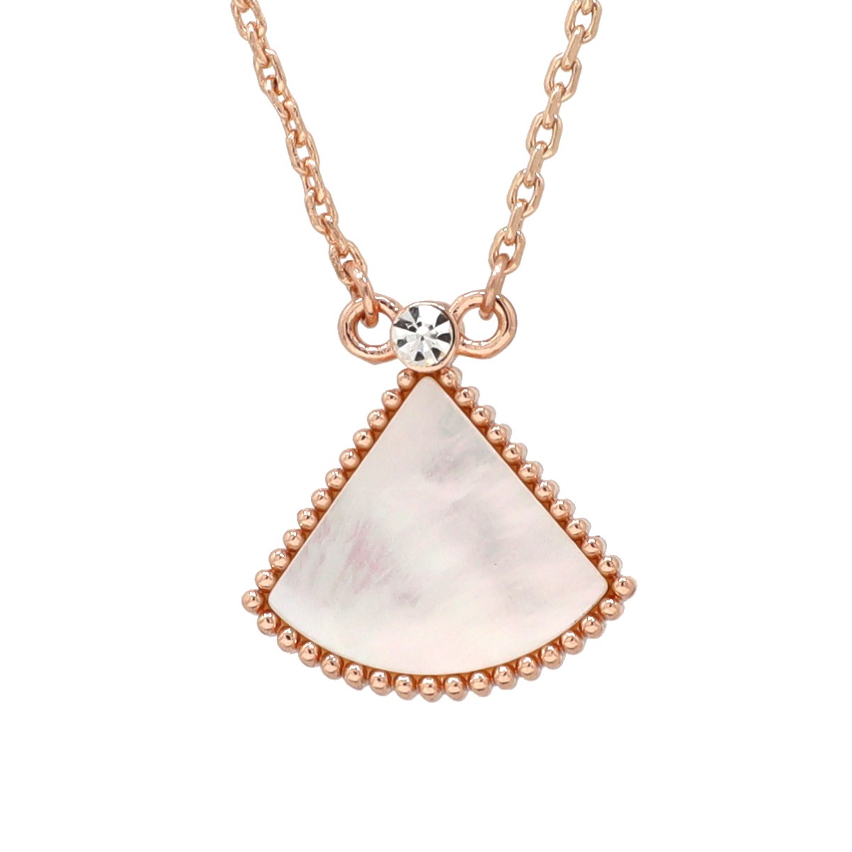 楽天市場】ネックレス マザーオブパール 扇花1花両面 白蝶貝 お花