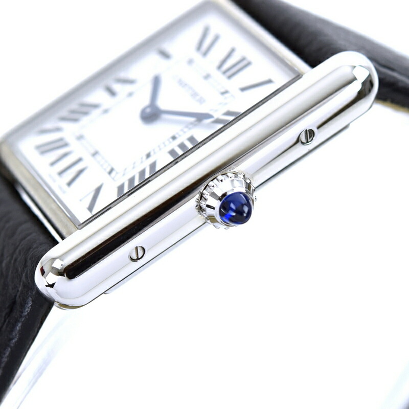 楽天市場】カルティエ タンク マスト LM WSTA0041 SS×革 シルバー文字