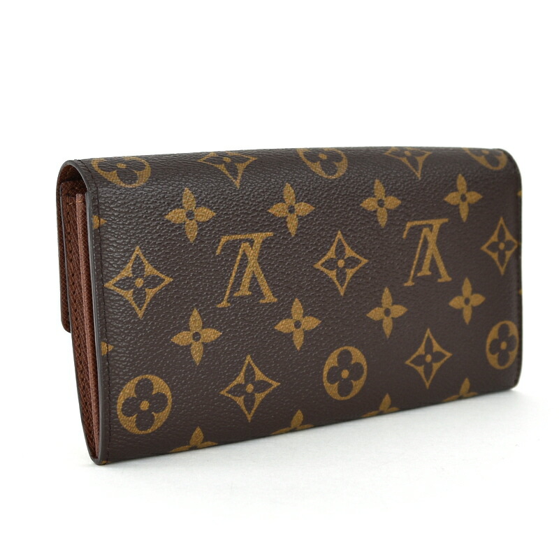 楽天市場】ルイヴィトン 長財布 ポルトフォイユ・サラ M61734