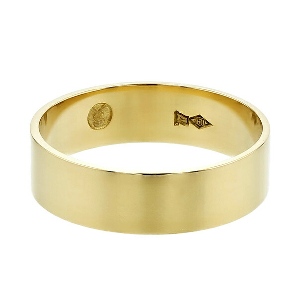 楽天市場】18金 平打ち リング 5mm幅 サイズ9〜22号 約3.6g〜 18金 K18