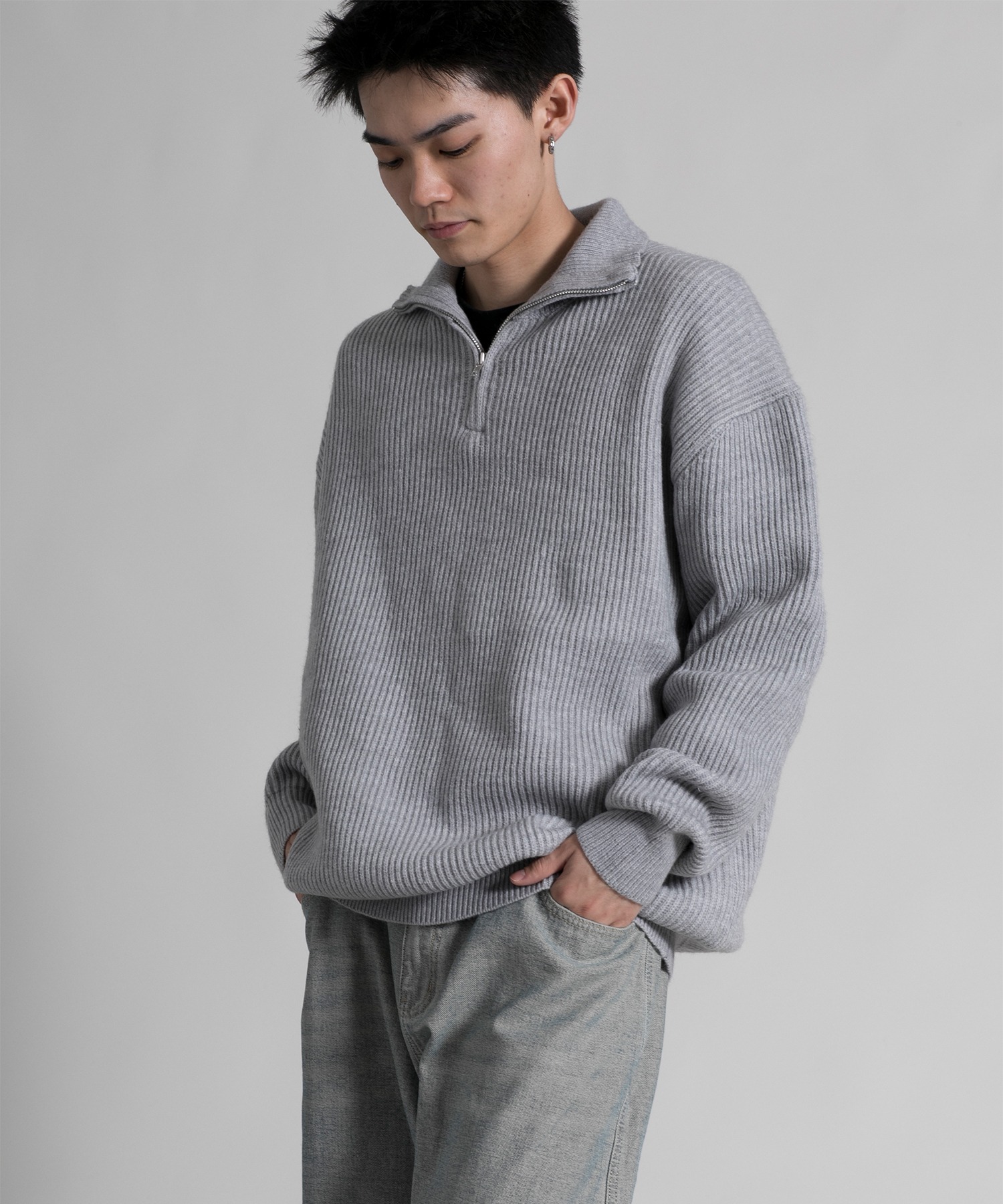 楽天市場】【2025AW】【Classic Half-Zip Knit Pullover】 メンズ