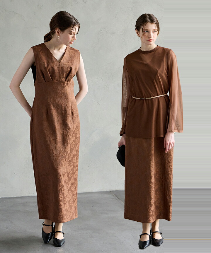 楽天市場】【10%OFFクーポン☆3/2 9:59まで】チュールブラウス付きジャ