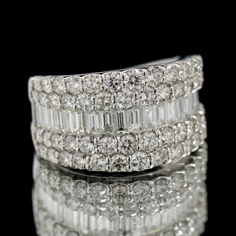 楽天市場】ダイヤモンド 3ct リング 13号 PT900 プラチナ 指輪 ハーフ