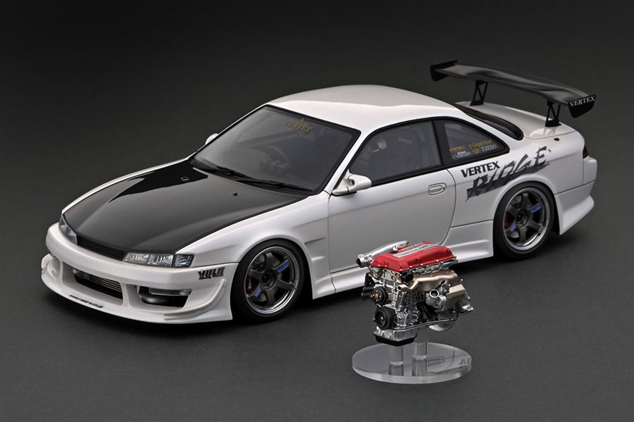 楽天市場】イグニッション 1/18 ヴェルテックス S14 シルビア パール