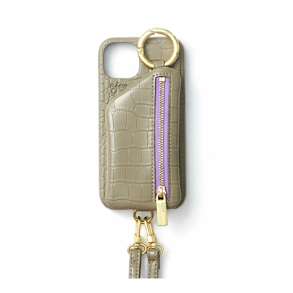 楽天市場】【公式店】【iPhone case】ajew cadenas croco zipphone