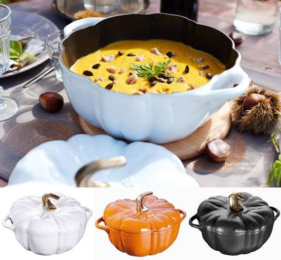 楽天市場】ストウブ鍋 パンプキン ココット オーブン キャストアイロン