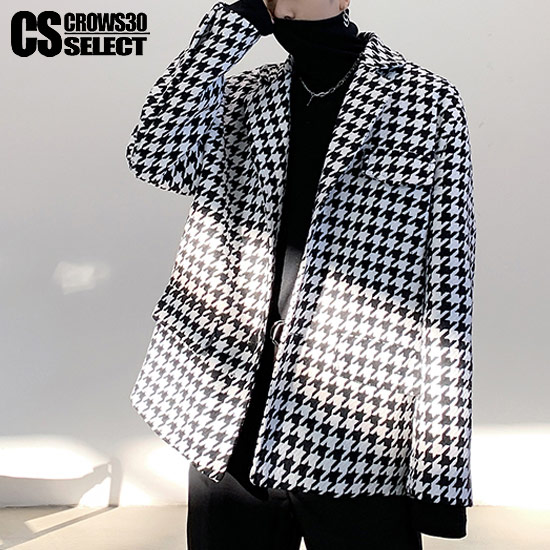 楽天市場】テーラードジャケット メンズ 千鳥格子 千鳥柄 チェック