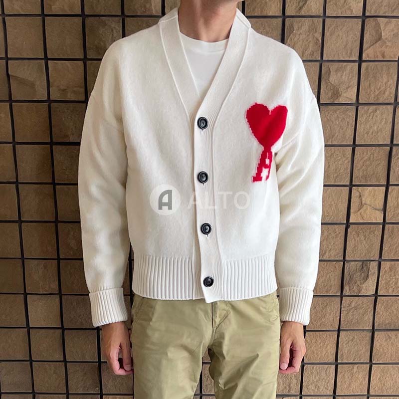 楽天市場】☆2024秋冬入荷☆ AMI PARIS アミ パリス BFUKC002 Vネック