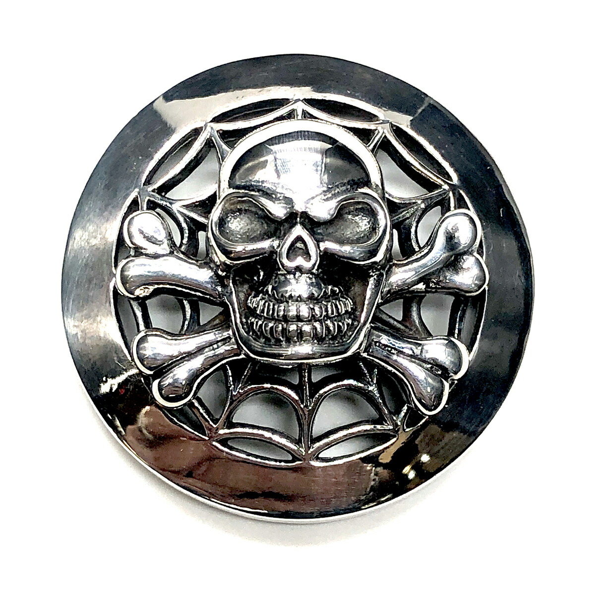 楽天市場】送料無料 ALZUNI アルズニ シルバー コンチョ スカル スカル