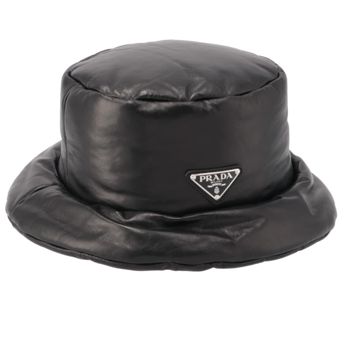 楽天市場】プラダ PRADA バケットハット ソフト パデッドナッパレザー