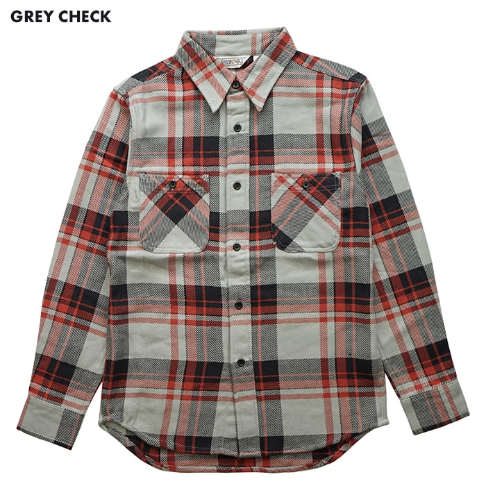 楽天市場】ファイブブラザー FIVE BROTHER ヘビー フランネル シャツ