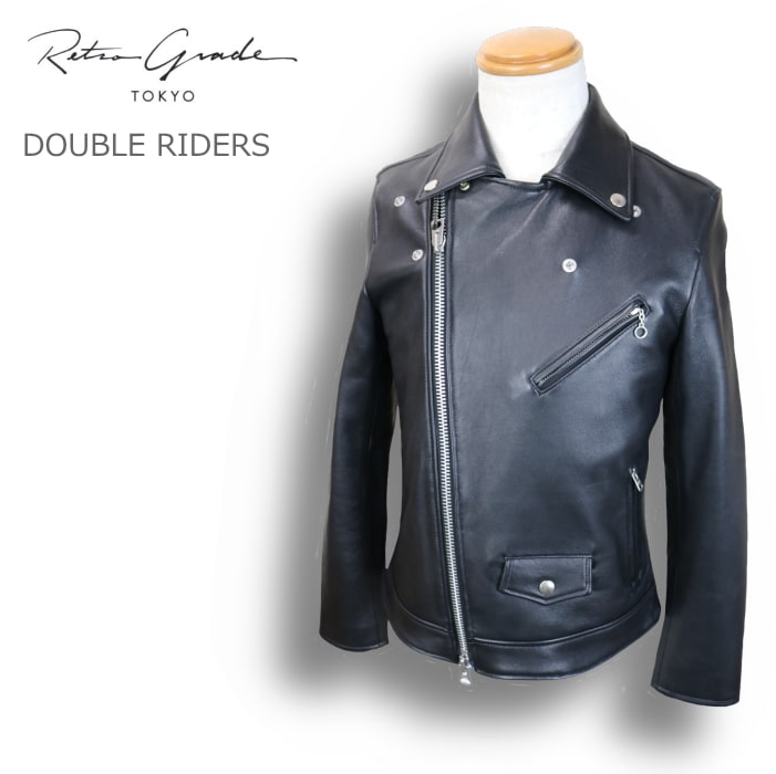 楽天市場】RETRO GRADE SHEEP LEATHER DOUBLE RIDERS レトログレード