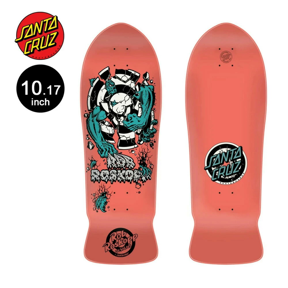 楽天市場】サンタクルーズ SANTA CRUZスケボー デッキ 10.17 ROSKOPP