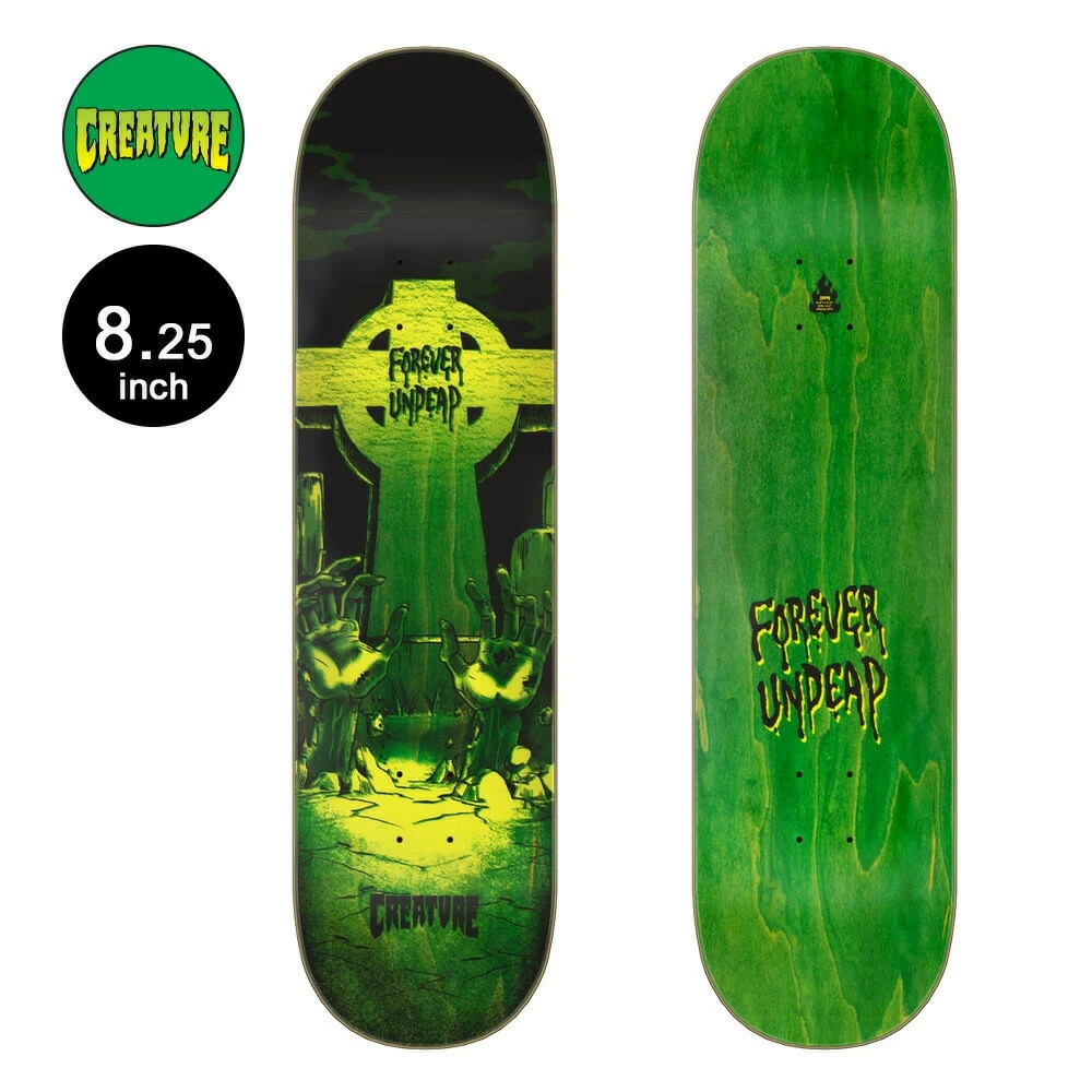 楽天市場】クリーチャー CREATUREスケボー デッキ 8.25 FOREVER UNDEAD