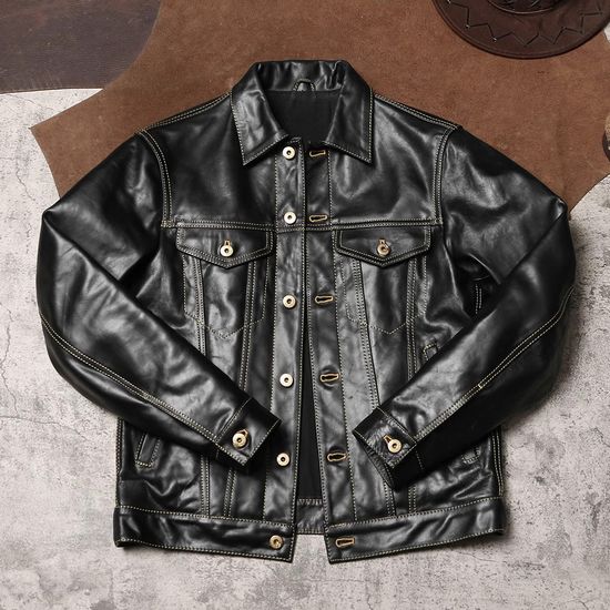 楽天市場】革ジャン 本革 馬革 ホースハイドメンズ/レザージャケットG