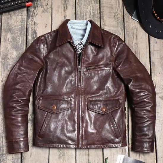 楽天市場】最新作 少量生産 革ジャン本革 羊革 シープスキンメンズ