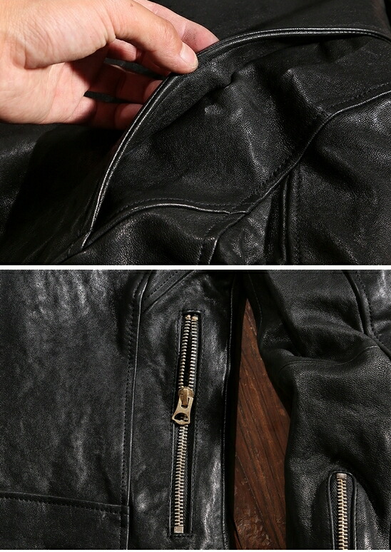 楽天市場】本革 メンズ レザージャケット革ジャン シープスキン