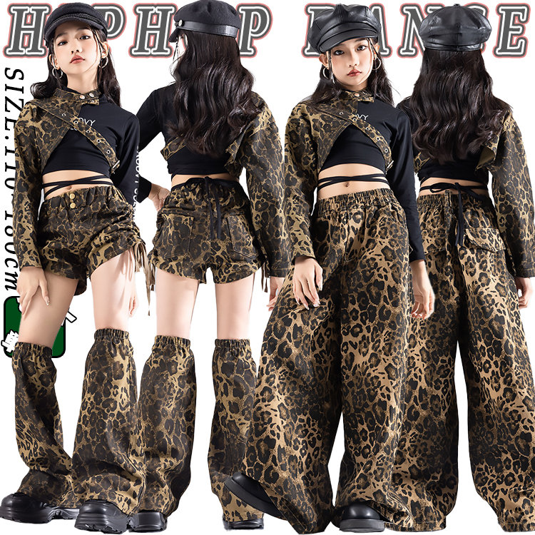 楽天市場】豹柄 キッズ ダンス衣装 セットアップ 女の子 チア