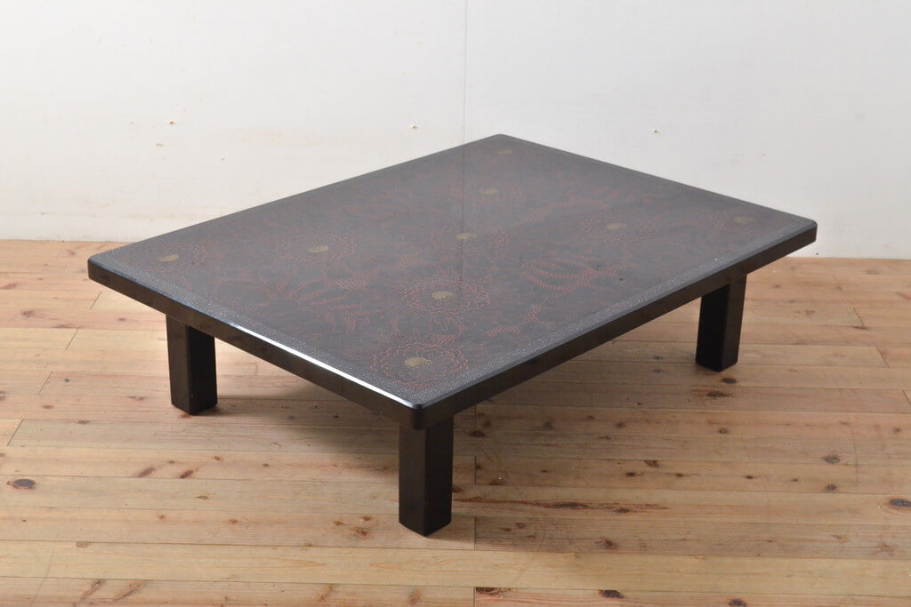 楽天市場】【中古】☆事前問合せ必須☆ 座卓 高級品 総漆塗り 漆絵