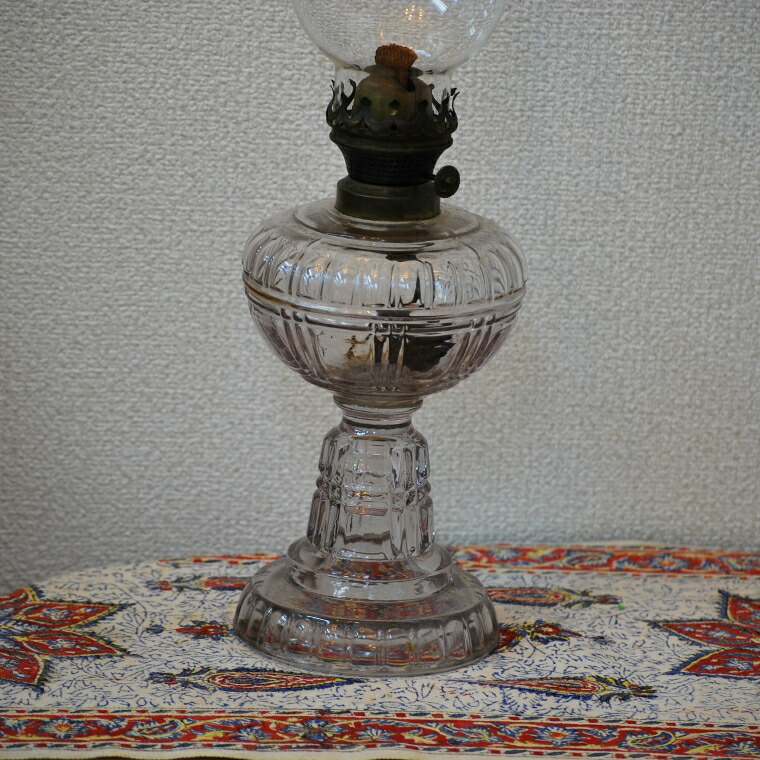 楽天市場】＃L26【1860年代】欧州オイルランプ ガラス製 : GCJライト