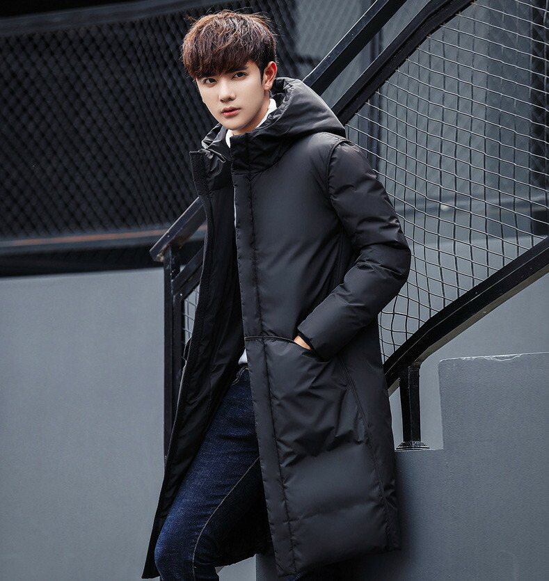 楽天市場】ダウンジャケット ダウンコートメンズ ロング丈 軽量