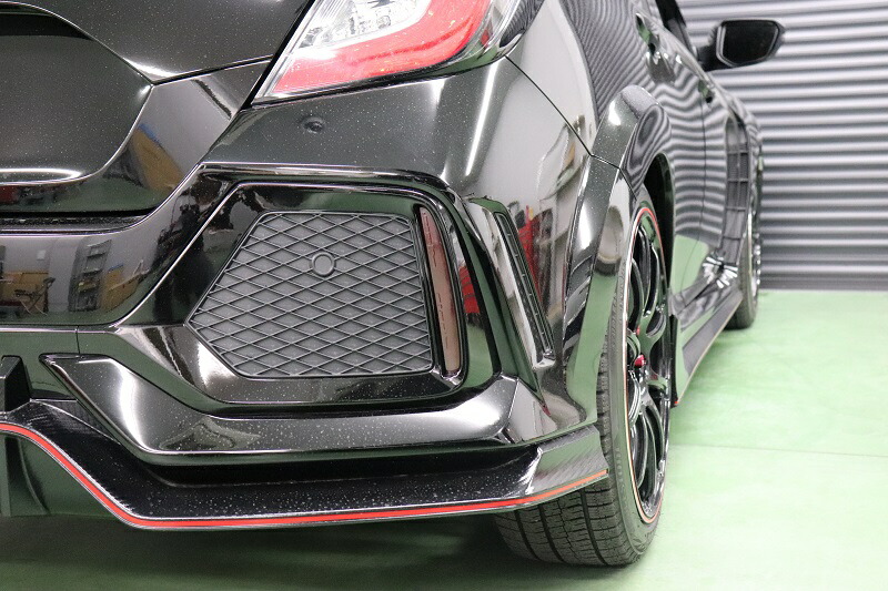 楽天市場】シビックタイプR FK8 リアバンパーリフレクターフィルム