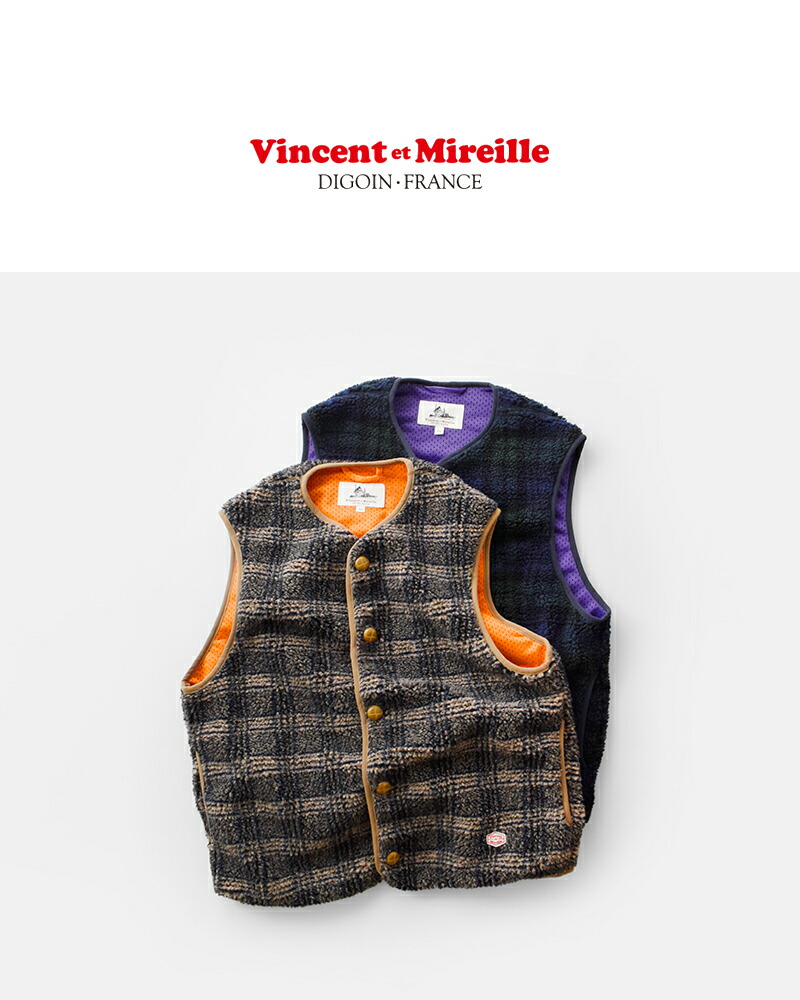 楽天市場】Vincent et Mireille ヴァンソン エ ミレイユ チェック ノー