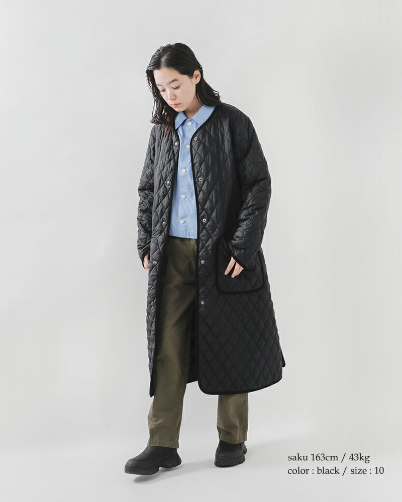 楽天市場】Barbour バブアー ラウンドカラー キルティング ロング