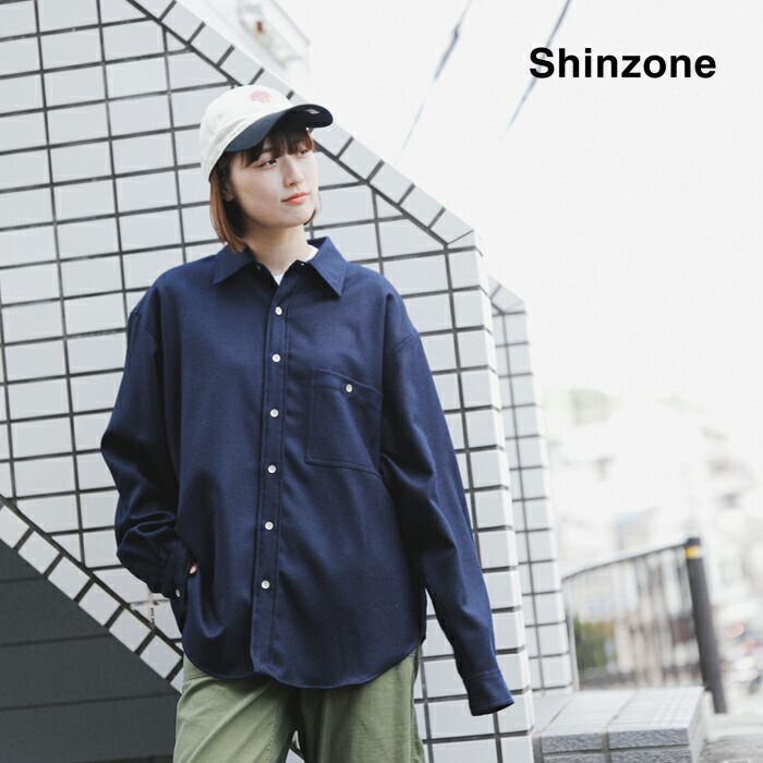 楽天市場】Shinzone シンゾーン メリノウール ダディ シャツ “WOOL