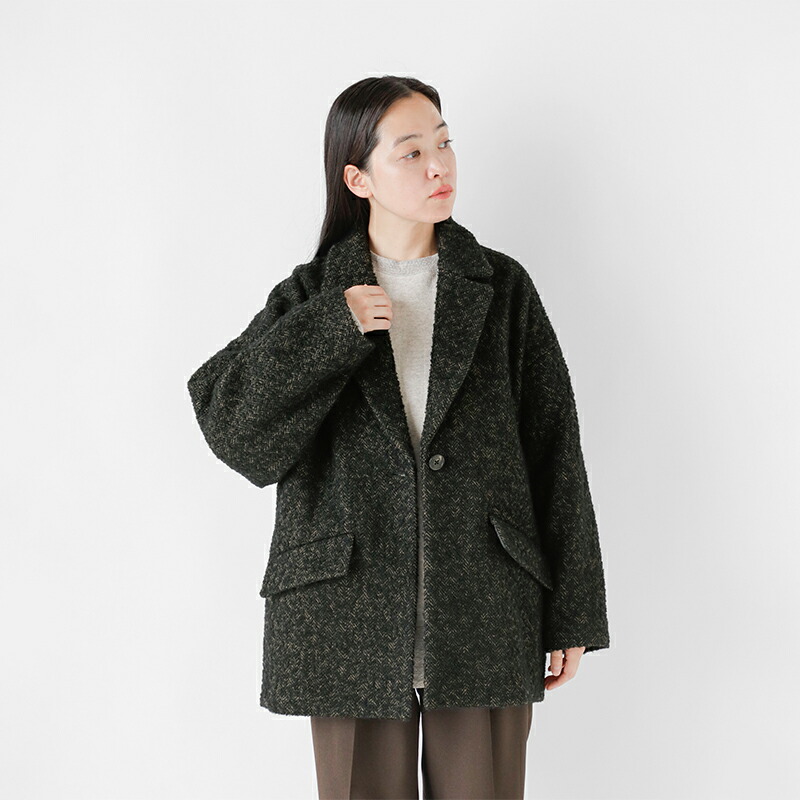 楽天市場】TICCA ティッカ ウール ミックスツイード ジャケット コート