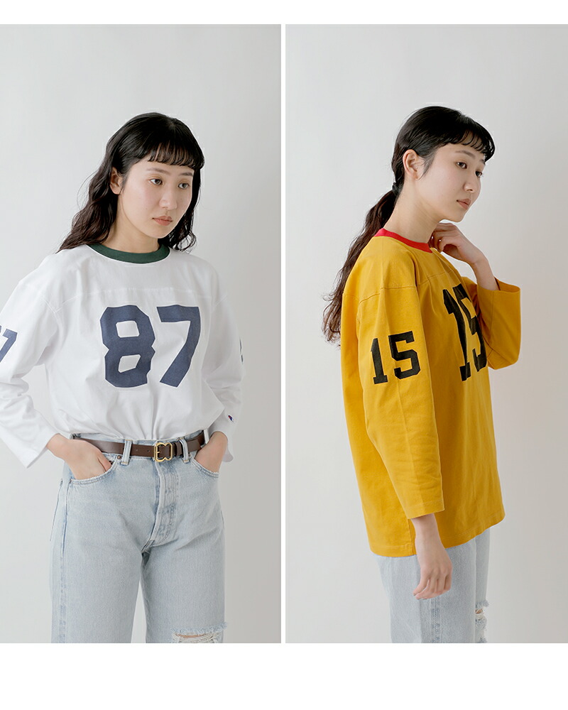 楽天市場】Champion チャンピオン USAコットン 3/4スリーブ