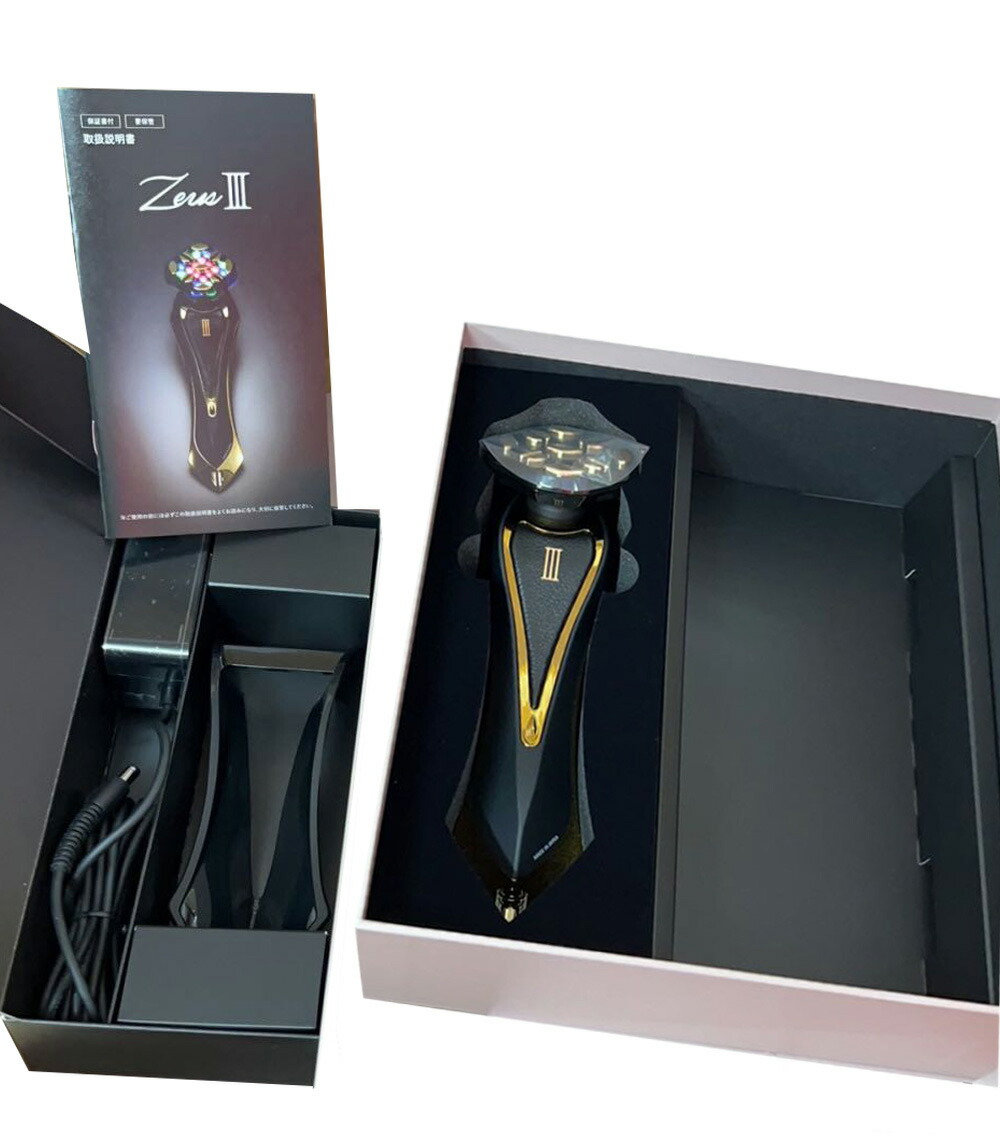 楽天市場】【保証付き 美容液付】美顔器 Zeus III Zeus3 シャンパン