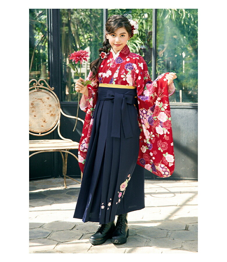 楽天市場】【3分動画で簡単着付け】袴セット ジュニア 小学生 卒業式