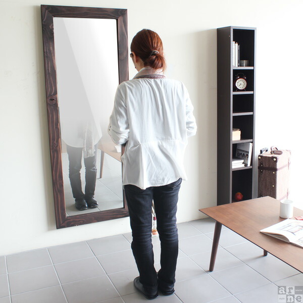 楽天市場】姿見 飛散防止 スタンドミラー おしゃれ アンティーク 鏡