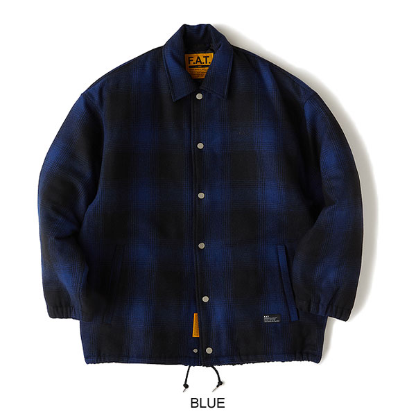 楽天市場】FAT エフエーティー OMBREAKER メンズ ジャケット コーチ