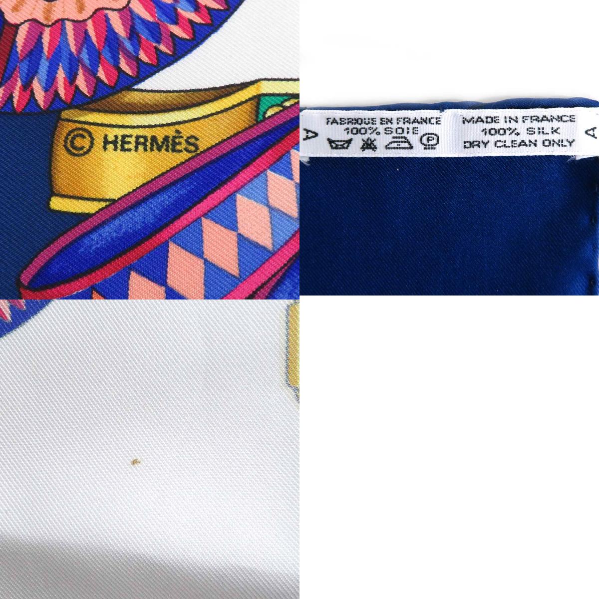 楽天市場】エルメス HERMES スカーフ カレ 90 LES RUBANS DU CHEVAL